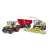 Bruder Claas Jaguar 980 silózó játék, 1:16 méretarány, traktorral és pótkocsival