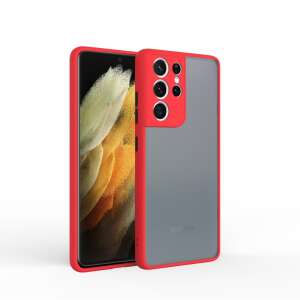 Carcasa din plastic Cellect Samsung A53 5G, rosu-negru