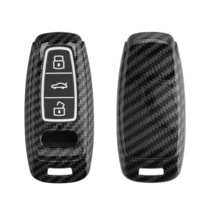 Audi Car Key Cover - 3 Buttons - Keyless, kwmobile, Plastic, Black / Grey, 56720.03 131482896 - Kwmobile