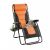 Delux Zero Gravity Chair, orange, with side table