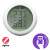 Tesla Smart Temperature and Humidity Sensor with Zigbee and Smart App logos
