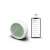 Tesla Smart Sensor temperature and humidity monitor, white, digital display, connected to smartphone app