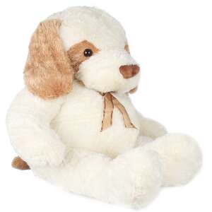 Maxim óriás plüss kutya, 100cm, fehér és barna, ülő - Maxim