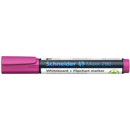 SCHNEIDER "Maxx 290" whiteboard and flipchart marker, 2-3 mm, chisel tip, magenta