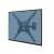 Esperanza Proteus TV wall mount on TV, adjustable bracket