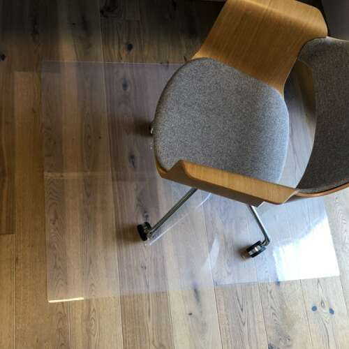 FloorMet Slim székalátét kemény padlóhoz, átlátszó, 1150 x 1000 x 0,8 mm