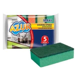 YORK AZUR MAXI Scheuerschwamm, 5er Pack - Abwaschschwämme