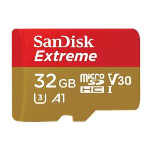 SanDisk  microSDHC™ Mobile Extreme 32 GB memóriakártya, + adapter, (olvasási seb.:100MB/s and írási seb.: 60 MB/s), UHS-1, V30, A1 + Rescue Pro Deluxe (DRON)