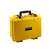 B&W koffer4000 yellow hard case for DJI Mavic Air 2 + Smart Controller drone, closed, showing the brand logo and model number
