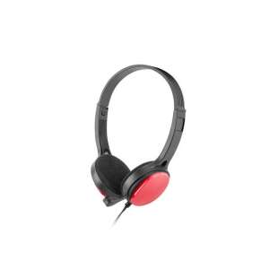uGo USL-1222 fekete-piros mikrofonos fejhallgató 73532307 