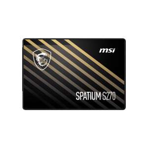 MSI SPATIUM S270 240GB SATA III SSD, unitate internă de 2,5 inci, design negru și auriu - Solid State Drive (SSD)