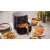 Philips Essential Airfryer HD9280/70, Black and Silver, 6.2L capacity, 2000W, cooking chicken and fish