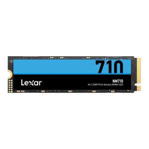 Lexar NM710 1TB M.2 NVMe SSD, PCIe Gen4x4, kék és fekete címke - Lexar