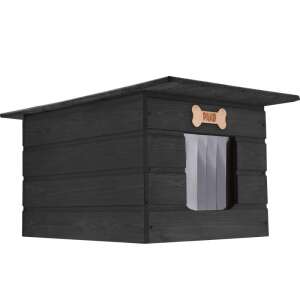 Cooles isoliertes Flachdach Doghouse mit Namensschild M - Multicolour 73534510 Hundehütte