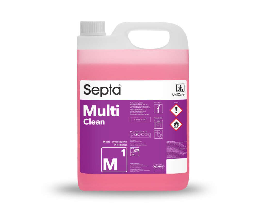 Concentrat de ingrijire a mobilierului si blatului de lucru SEPTA MULTICLEAN M1 5L