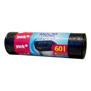 York Strong 60 Liter schwarze Müllsäcke, 10er Pack - Müllsäcke
