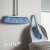 YORK BACTERIA STOP Cleaning Set with Telescopic Handle, Dustpan and Brush hanging on the wall