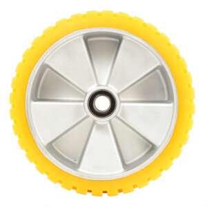 HAKO takarítógép hátsó kereke, 300 mm átmérőjű, sárga gumiabronccsal - Takarítógép kiegészítő