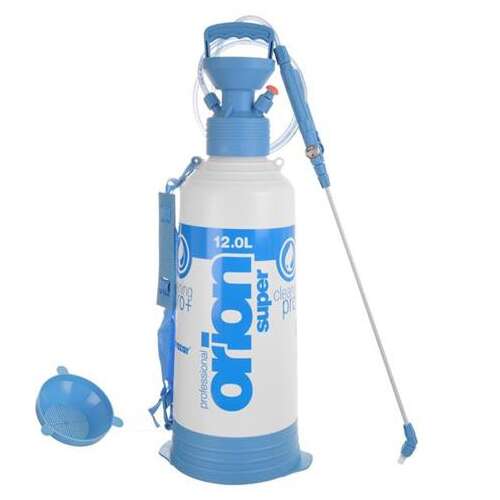 Orion Super Professional 12L opryskiwacz ciśnieniowy, pojemność 12 litrów, z manometrem, regulowaną dyszą i wygodnym paskiem na ramię