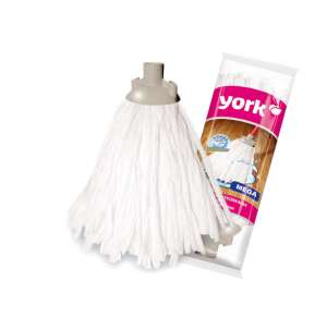 York MEGA Synthetic Mop Head, White, 1 Piece - Mop head