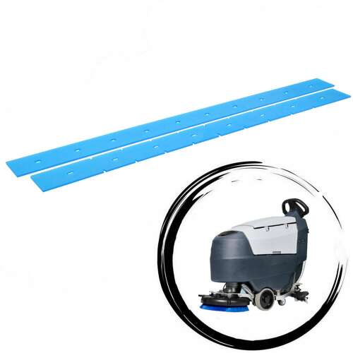 Nilfisk SC401 SCRUBTEC 344 cleaning machine rubber squeegee blades, 2 pack