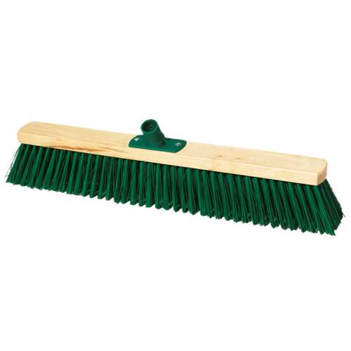 60cm Broom Head with Wooden Handle - YORK - GARDEN FROM THE DREAM 90650215