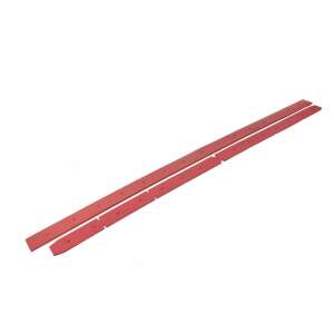 TENNANT T500/T500E Squeegee Blade Set, 2-piece, red, natural rubber - Cleaning machine accessory
