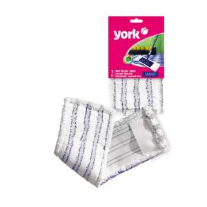 SMART - YORK - CLEAN HOUSE Mikrovláknová plochá náhradná hlava mopu, 1 ks - Hlava mopu