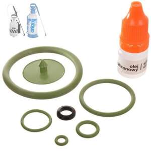 Opravná sada pre postrekovače Kwazar Orion Pro+ Xi6 s tesneniami, tesniacimi krúžkami a silikónovým olejom - Záhrada