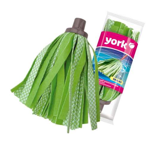 York Maxi szintetikus felmosófej, zöld, 1 db