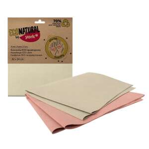 York Eco Natural hypoallergenic cleaning cloths, 2 pack, 32x34 cm - YORK Household wipes