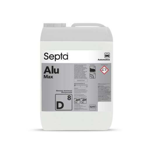 Septa Alumax D8 10L, savas felnitisztító koncentrátum alumínium felnikhez