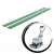 NILFISK BA 340, CA 340 cleaning machine rubber set, green, 2 pieces, with machine