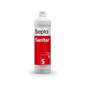 Septa Sanitar S1 1L Szaniter tisztító, eltávolítja a vízkövet, szappanlerakódásokat, rozsda foltokat és egyéb szennyeződéseket, kellemes illatot hagy maga után - Septa