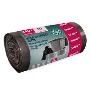 York Strong Garbage Bags, 240 Liter, 10 Pack - YORK