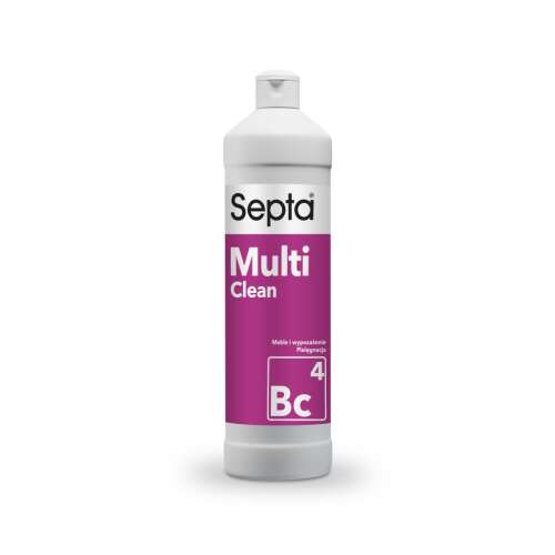 Septa Multi Clean BC4 concentrat de curățare pentru mobilier și echipamente, sticlă de 1 litru