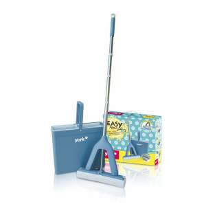 Set mop York EASY cu găleată, include mop, mâner și burete de rezervă - Felmosó