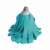 York Wrap microfiber mop head, turquoise, for cleaning floors