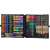 Timeless Tools 258 piece Super Mega Art Set, open case with all art supplies