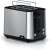 Toaster Braun HT1510BK s 2 pločama, nehrđajući čelik i crna, pogled pod kutom