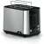 Toaster Braun HT1510BK s 2 pločama, nehrđajući čelik i crna, pogled pod kutom