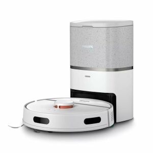 Philips HomeRun 3000 Robot Vacuum Cleaner with self-emptying dock, white - Robot Vacuum
