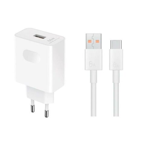 Supercharger 66W Netzteil mit USB-A zu USB-C Kabel