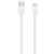 Weißes USB-A zu USB-C Kabel