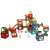 Light Magnetic Blocks Marble Run Set, glow in the dark balls and blocks, build a tower or track