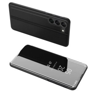 Samsung Galaxy S23+ Black Clear View Flip Case - Phone Case