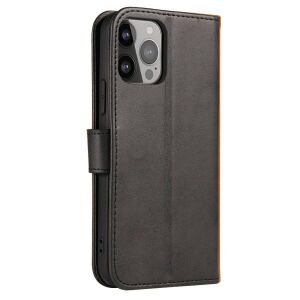 TCL 20 Pro 5G Magnetic Wallet Case - Black Leather Flip Cover - Phone Case