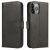 TCL 205 Black Wallet Case, front and back view