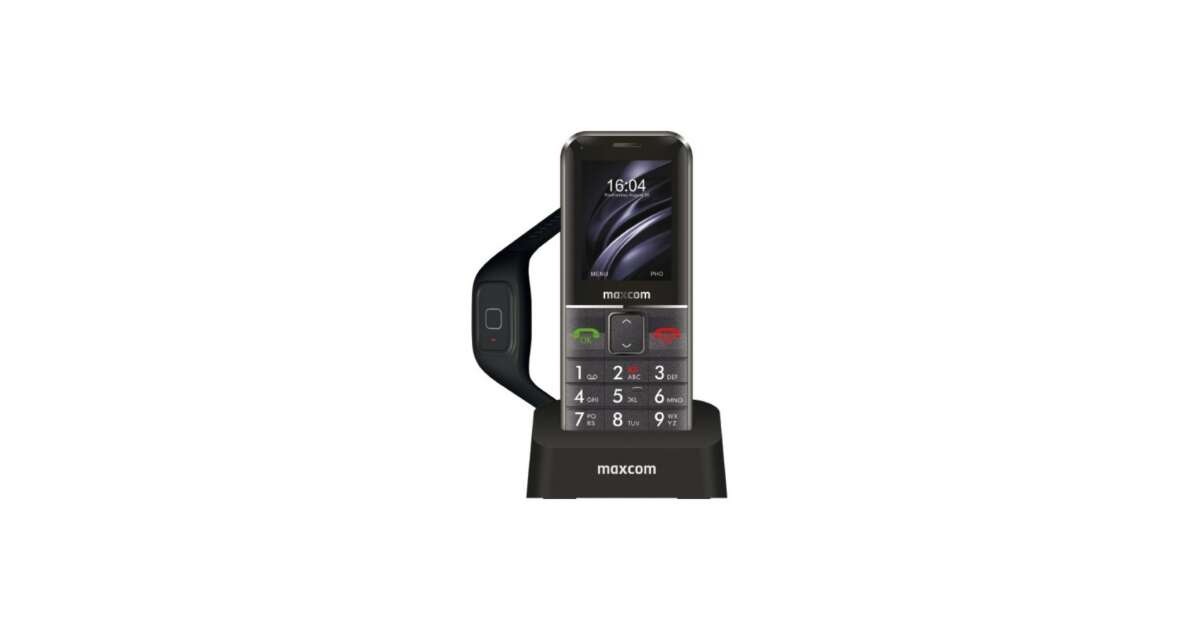 Maxcom mobiele senioren telefoon met alarmknop