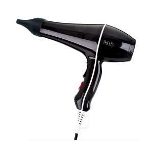 Fén Wahl Super Dry, čierny, profesionálny fén, 2000 wattov, turmalínová keramická technológia, 3 metrový kábel - Fén na vlasy